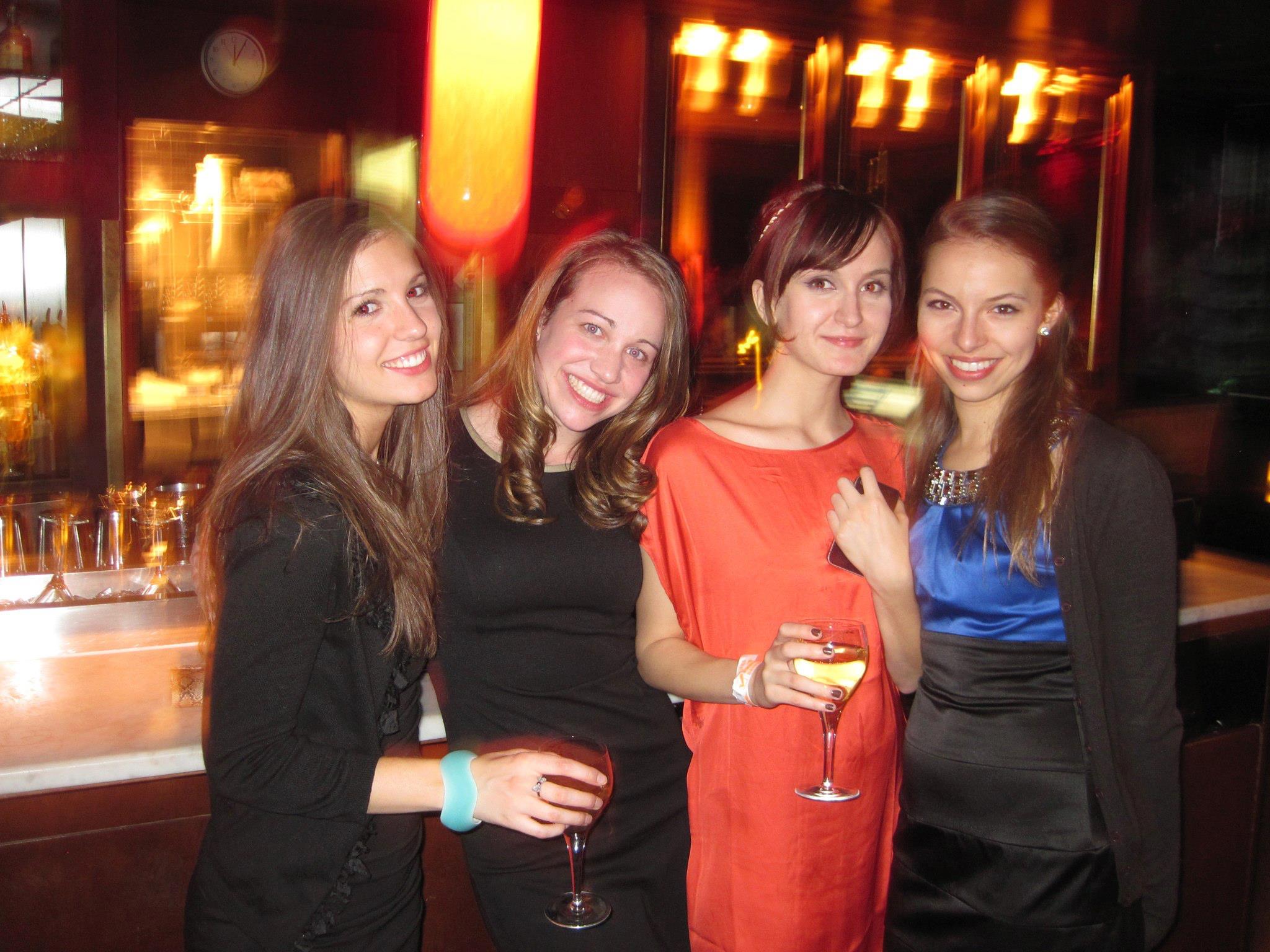 Members at the clubhouse